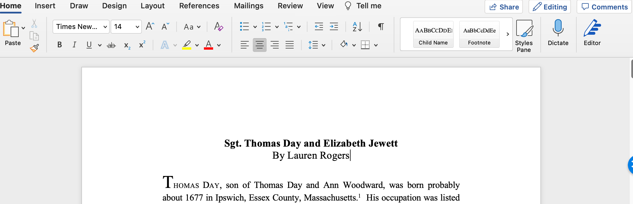 Oh my WORD! Microsoft Word, that is!